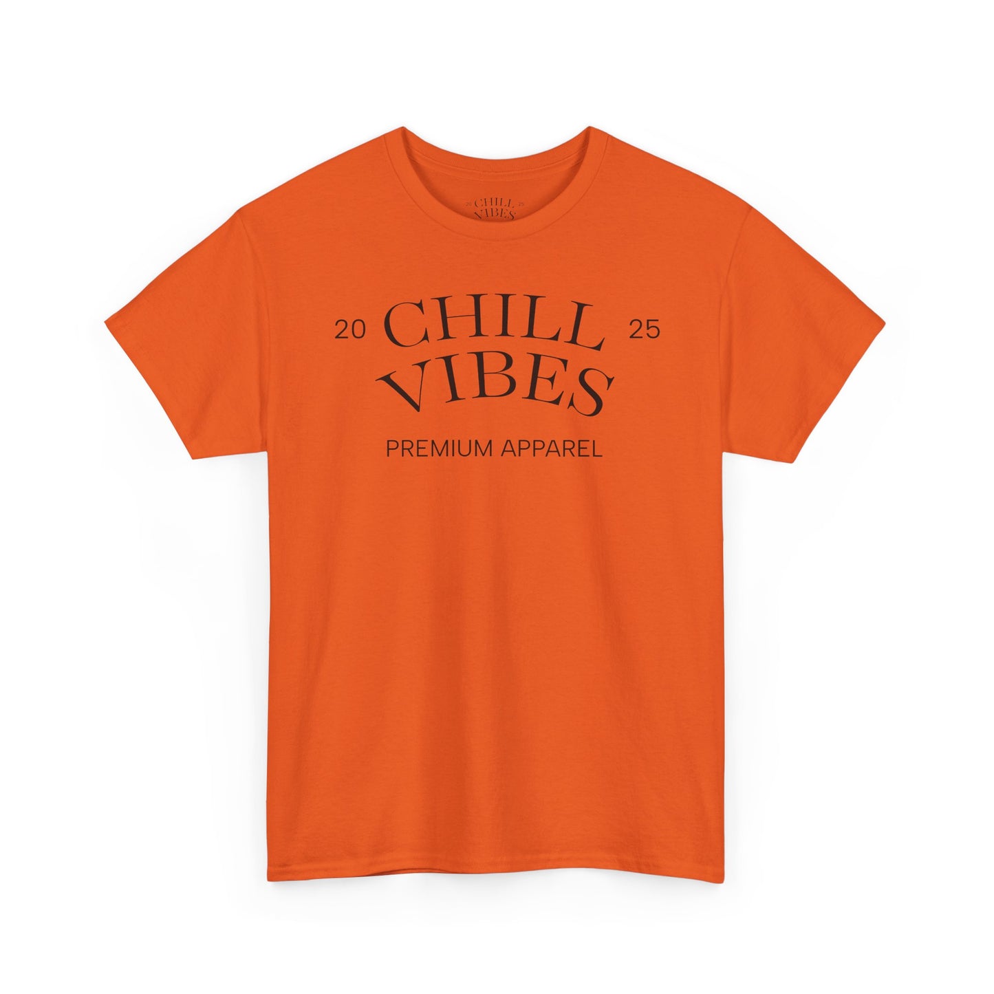 Chill Vibes™ Unisex Heavy Cotton Tee, Relaxed Wear, Casual Outfit, Gift for Friends, Everyday Style, Chill Apparel
