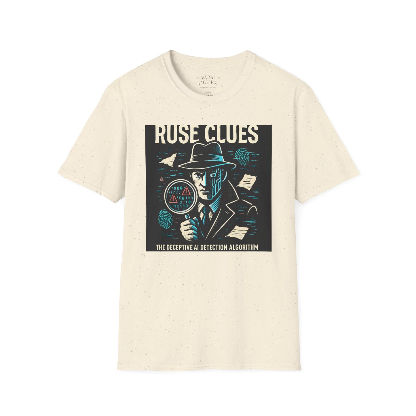 Mystery Detective Unisex Softstyle T-Shirt - Ruse Clues® Design