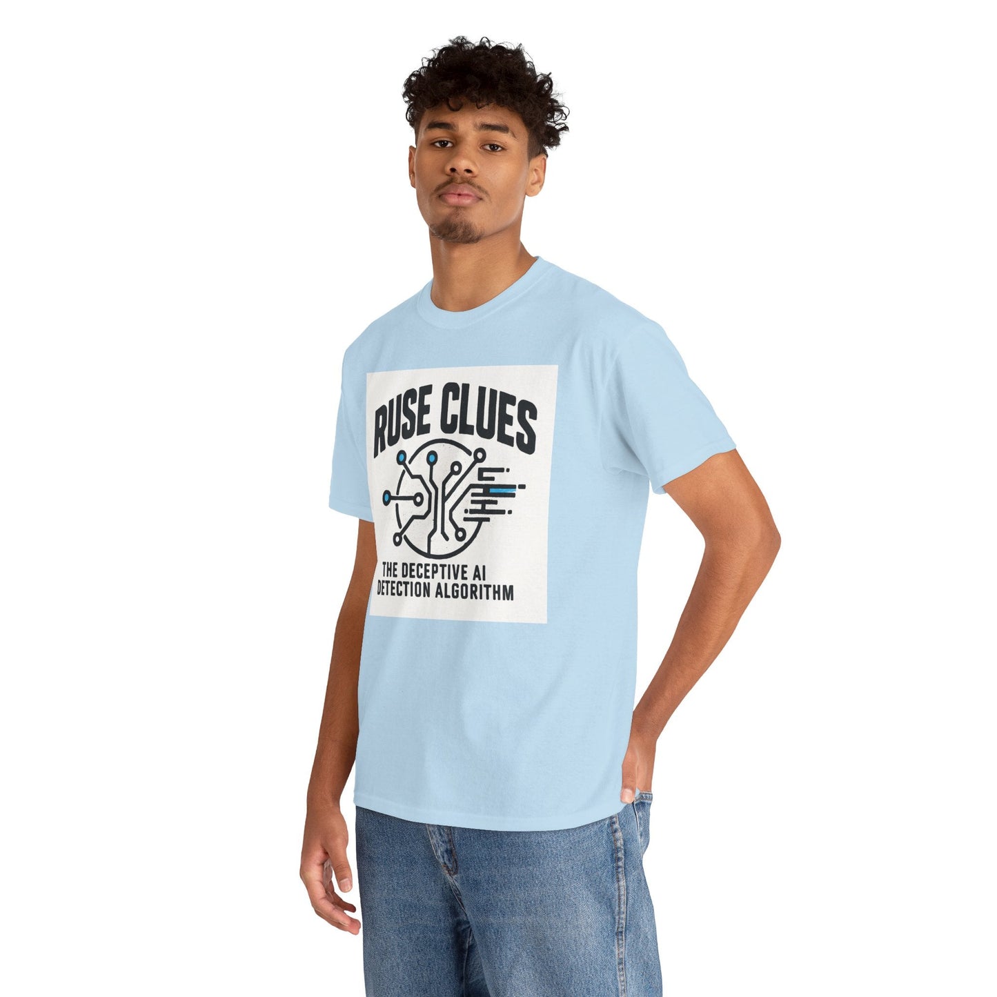 Ruse Clues® AI Detection Tee - Unisex Heavy Cotton T-Shirt