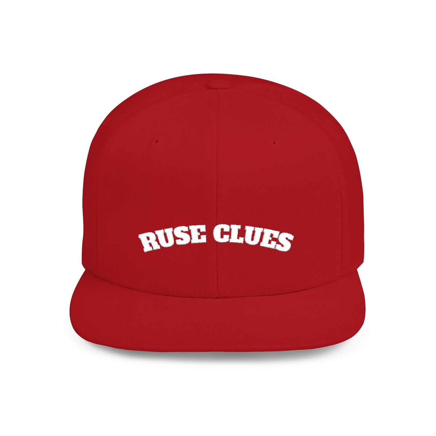Stylish Flat Bill Snapback Ruse Clues® Hat, Trucker Cap for Outdoor Adventures, Casual Wear, Gift for Him, Summer Fashion Accessory
