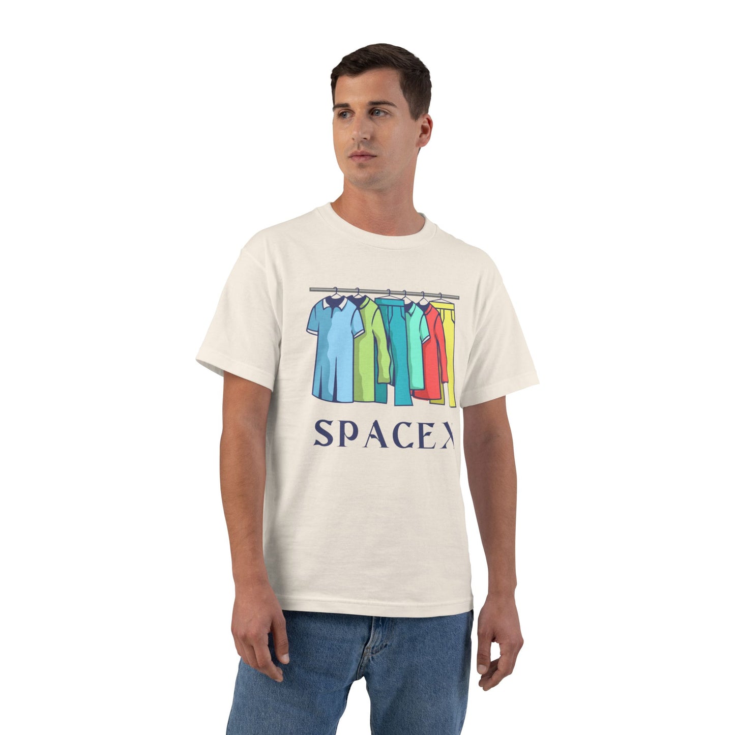 Short-Sleeve SpaceX™ T-Shirt for All Shapes and Sizes, Short, Tall, Fat, or Small, Casual Wear, Unique Graphic Tee