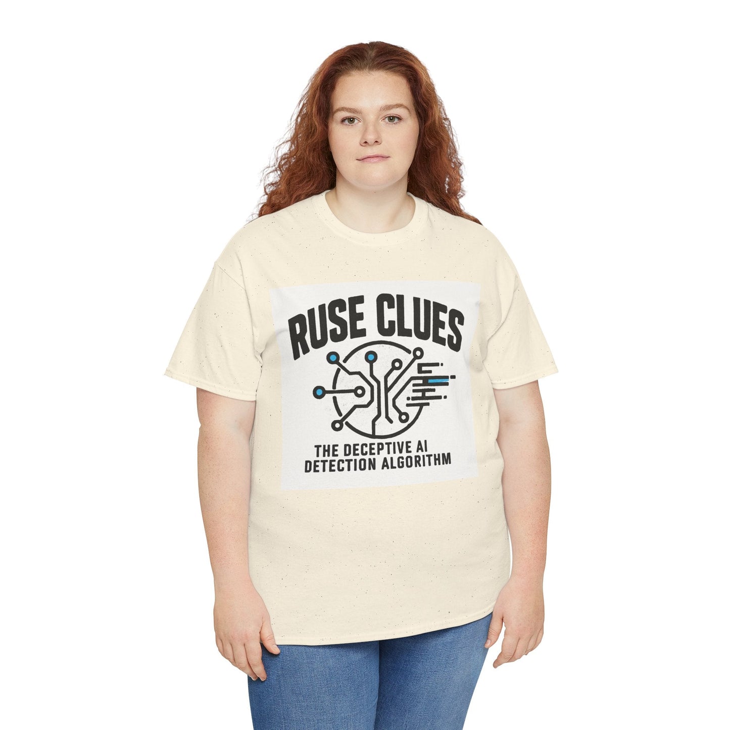 Ruse Clues® AI Detection Tee - Unisex Heavy Cotton T-Shirt