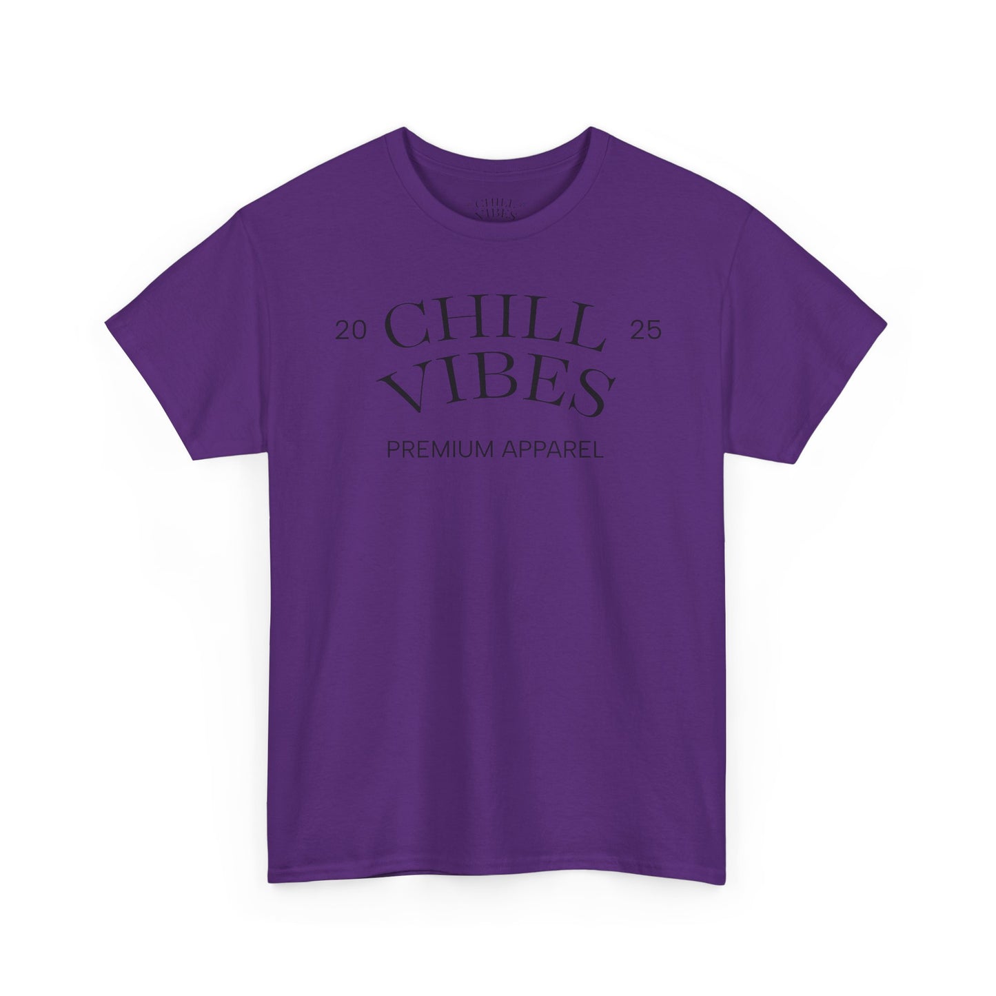 Chill Vibes™ Unisex Heavy Cotton Tee, Relaxed Wear, Casual Outfit, Gift for Friends, Everyday Style, Chill Apparel