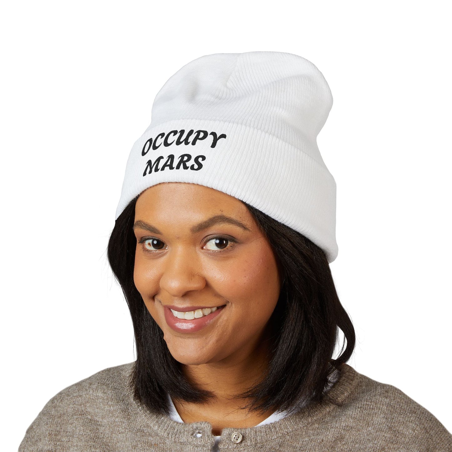 OCCUPY MARS™ Classic Cuffed Beanie | Stylish Winter Hat, Trendy Beanie for Space Lovers, Gift for Astronaut Enthusiasts, Unisex Warm [...]