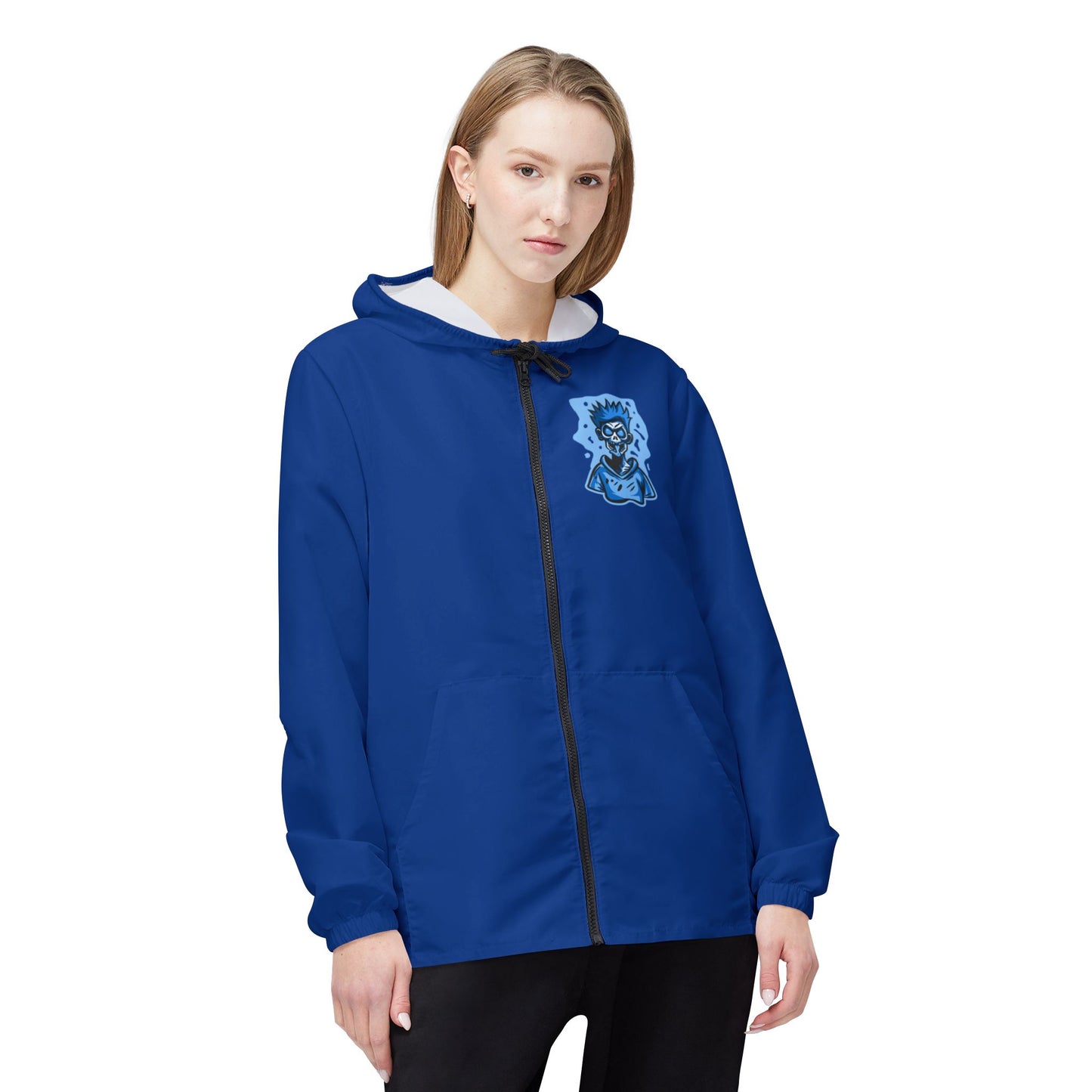Cool Graphic Windbreaker Ruse Clues Jacket for Trendsetters